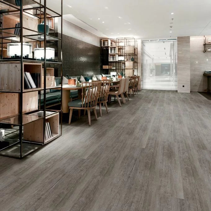 Polyflor Expona Commercial Silvered Driftwood vinyl flooring