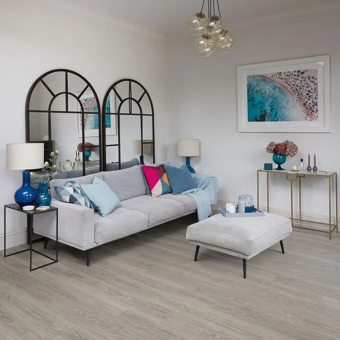 Polyflor Camaro Rigid Core Moorland Oak SPC click LVT sample