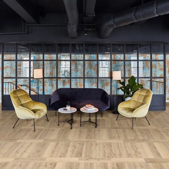 Polyflor Expona Commercial Oiled Oak parquet vinyl flooring