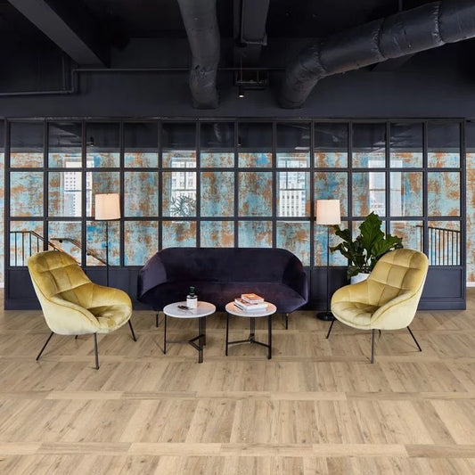 Polyflor Expona Commercial Oiled Oak Parquet Vinyl | Trade Prices | Free Samples