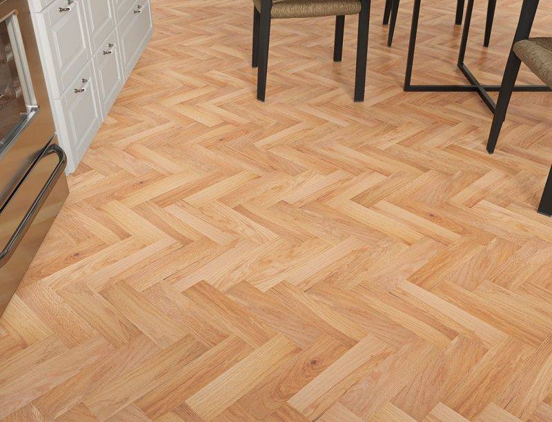 Flooring Wholesale Wood Ashdown Oak Herringbone Room Image 2