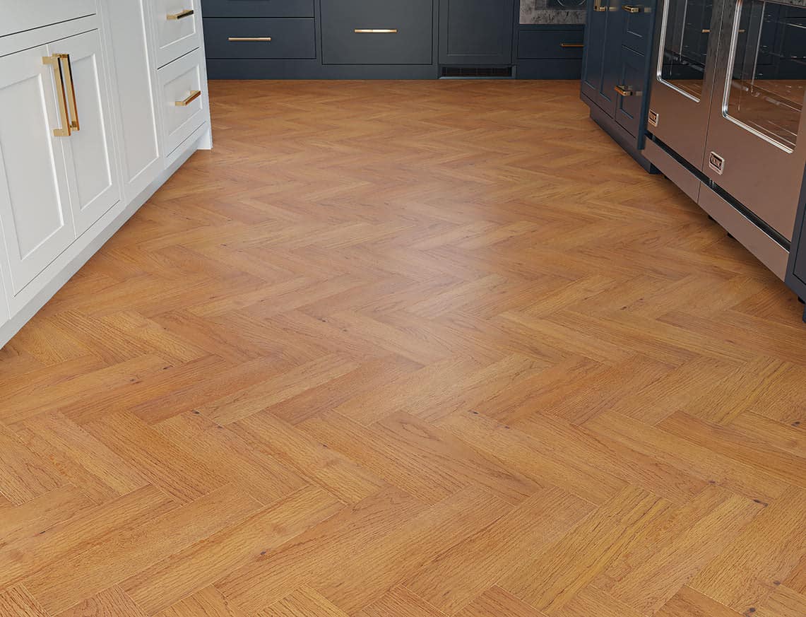 Flooring Wholesale Wood Burnham Oak Herringbone Room Image 2