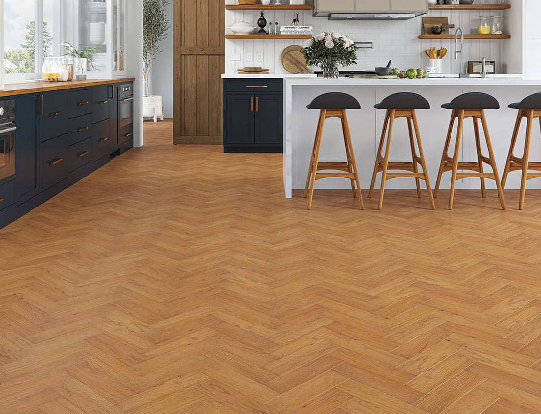Flooring Wholesale Wood Burnham Oak Herringbone Room Image