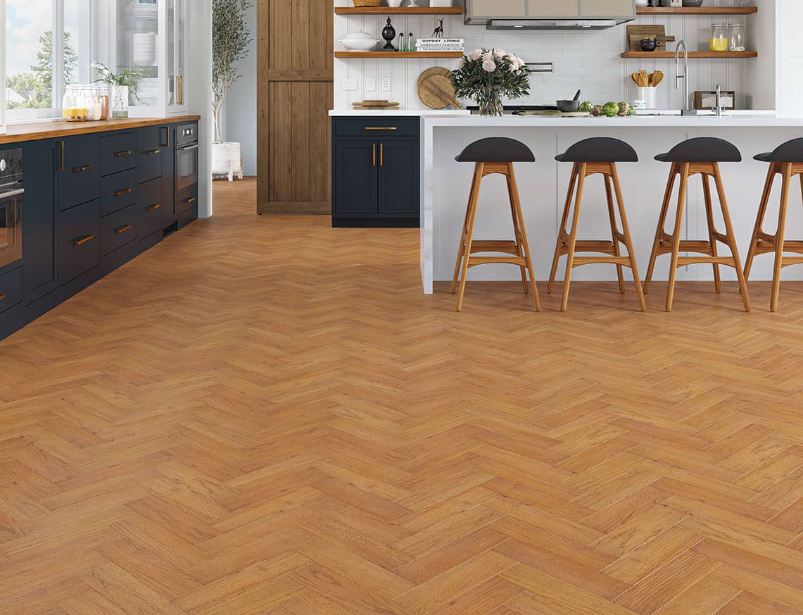 Flooring Wholesale Wood Burnham Oak Herringbone Room Image