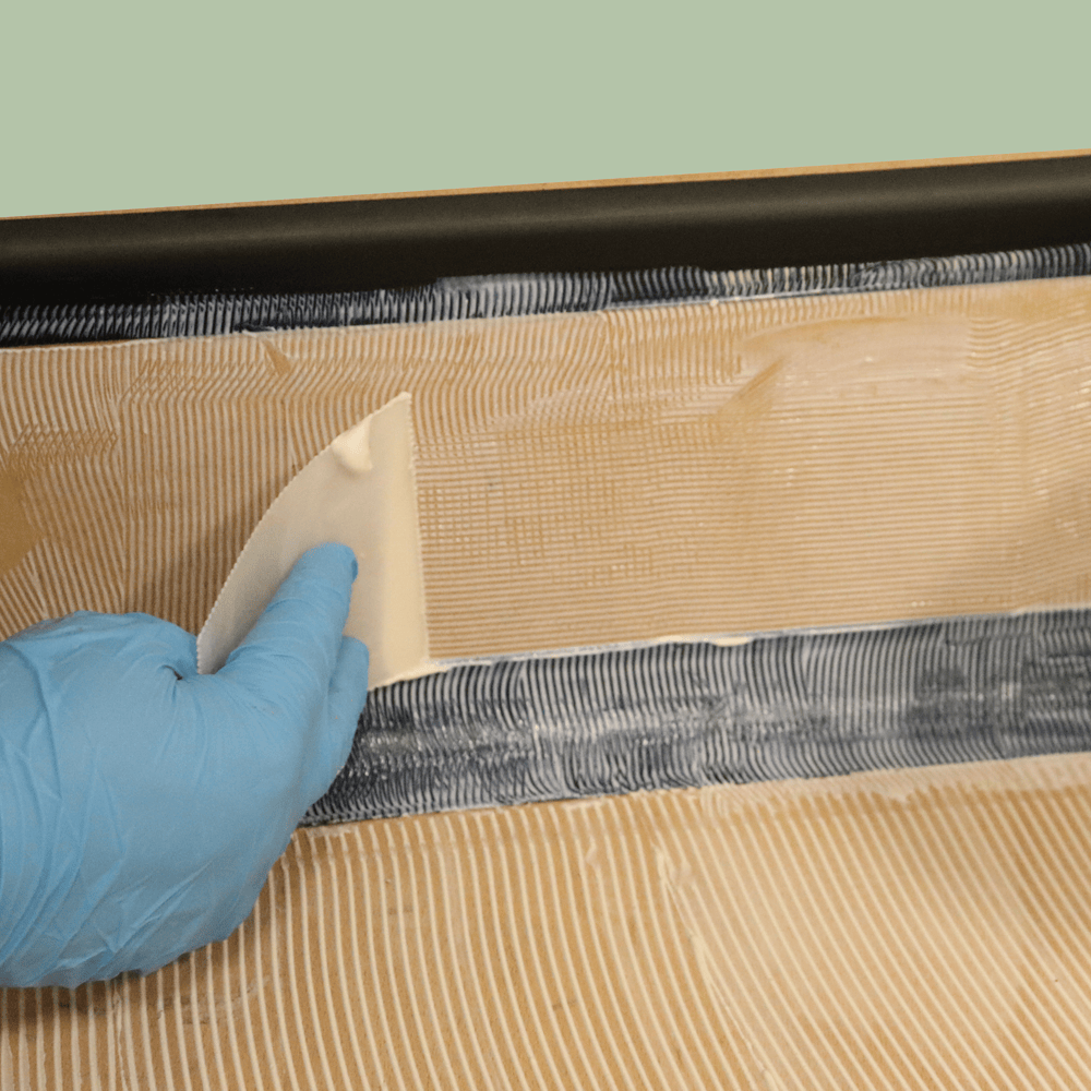 F-Ball Styccobond F66 Flooring Adhesive in use