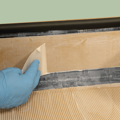 F-Ball Styccobond F66 Flooring Adhesive in use