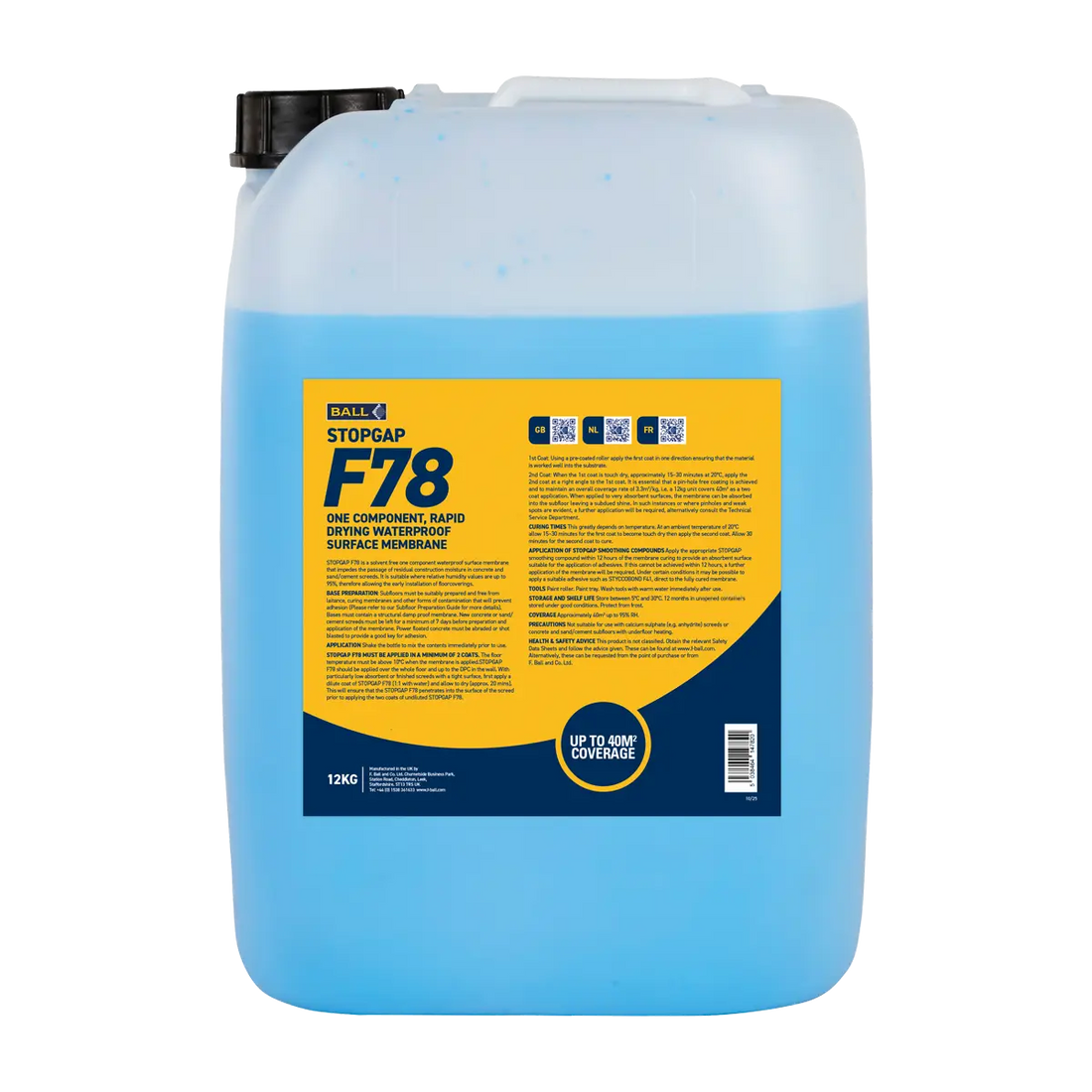 F-Ball Stopgap F78 Waterproof Membrane 12kg