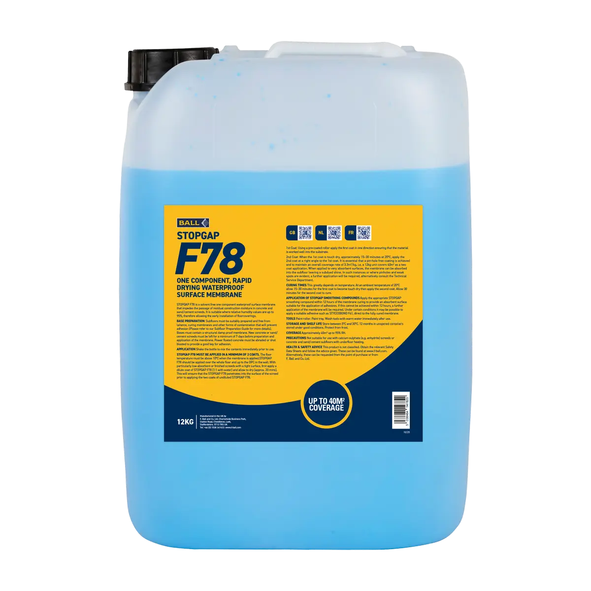 F-Ball Stopgap F78 Waterproof Membrane 12kg