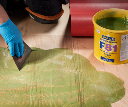 F-Ball Styccobond F81 Epoxy Adhesive in use