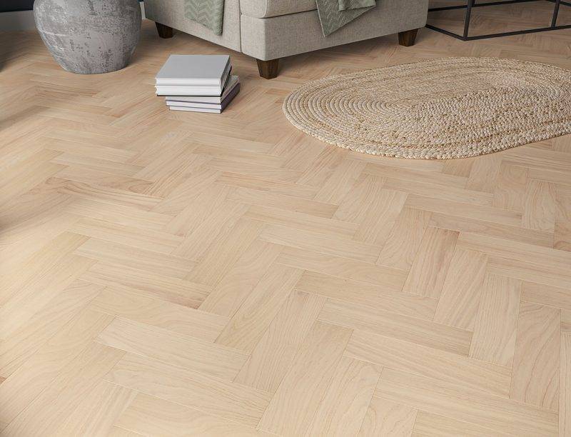 Flooring Wholesale Wood Friston Oak Herringbone Room Image 2