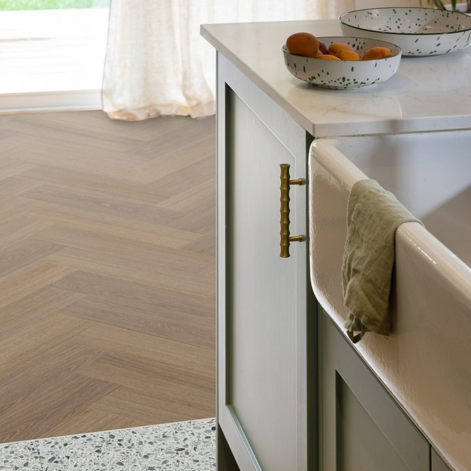 Moduleo Roots Herringbone Glyde Oak LVT 22877 | Trade Prices