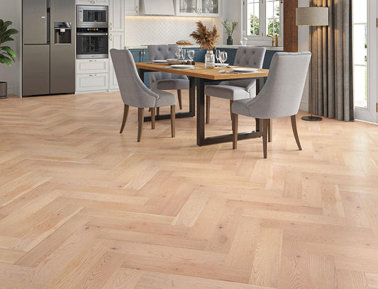 Flooring Wholesale Wood Salcey Oak Herringbone Room Image