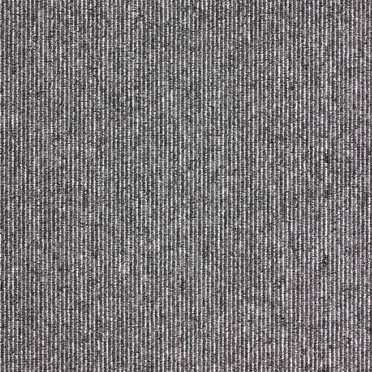 Macaw Stripe Quartz / Pewter carpet tile