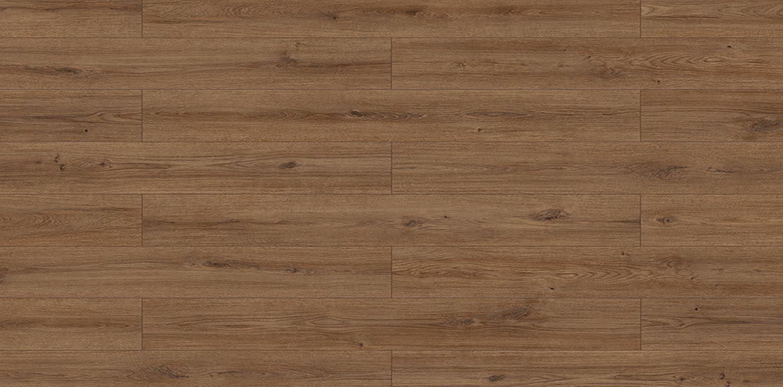 Furlong Uberwood Mid Brown Oak embossed in register, real-wood look La