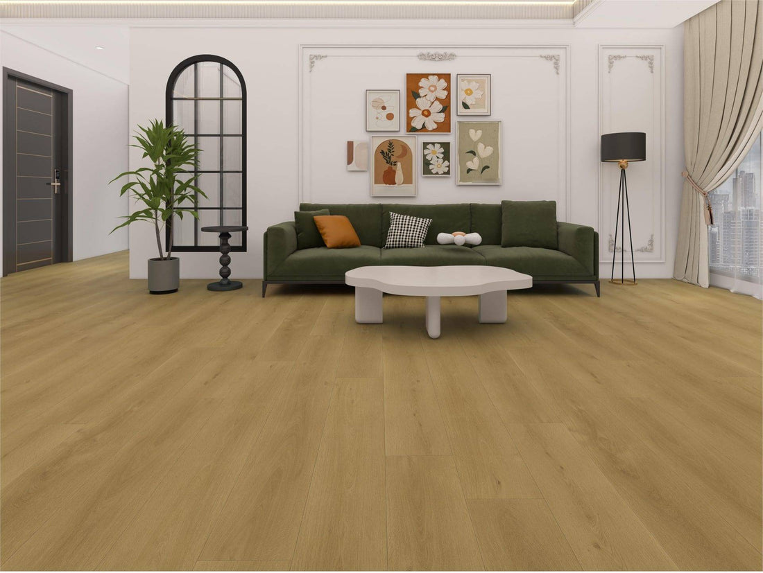 Natural Oak Grande LVT 2.5mm 0.7mm commercial wear glue-down honey wood sample