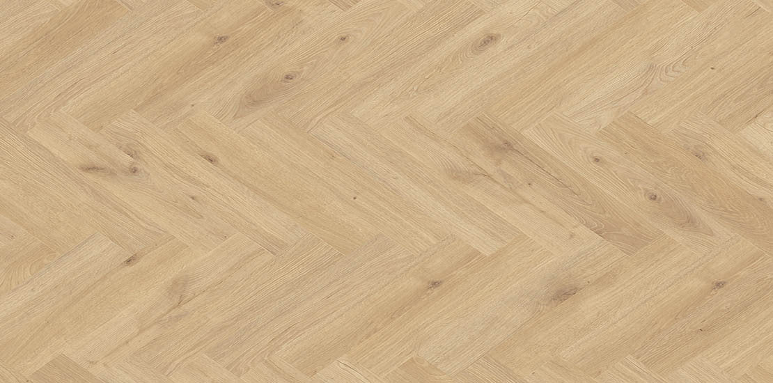 Furlong Manor Oak Beige Laminate Herringbone 131x643mm