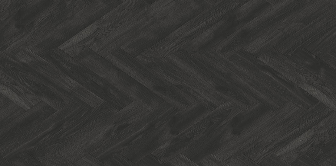 Furlong Manor Oak Black Laminate Herringbone 131x643mm