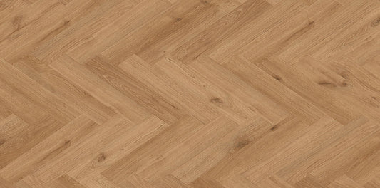 Furlong Manor Oak Light Brown Laminate Herringbone 131x643mm