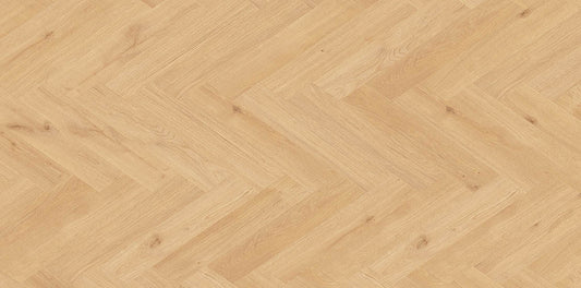 Furlong Manor Oak Natural Beige Laminate Herringbone 131x643mm