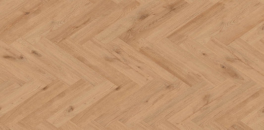 Furlong Manor Oak Light Natural Laminate Herringbone 131x643mm
