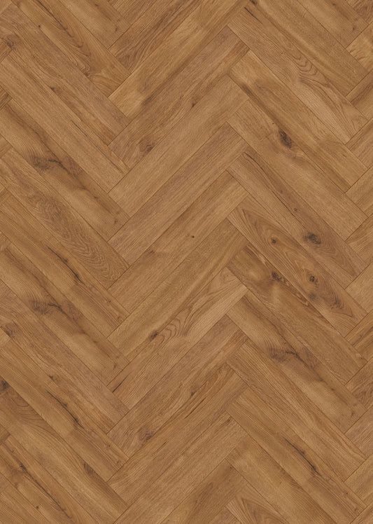 Furlong Manor Oak Dark Natural Laminate Herringbone