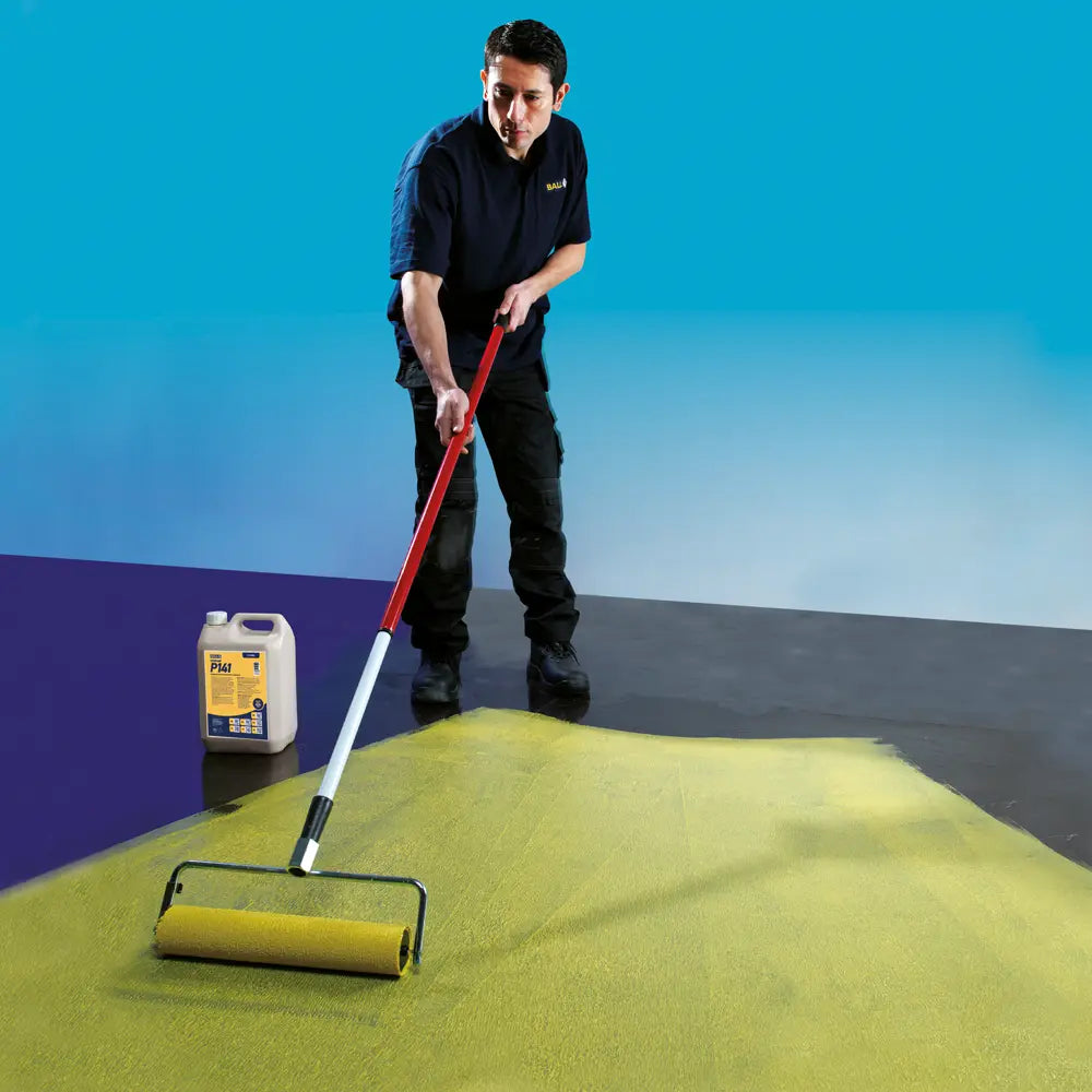 F-Ball Stopgap P141 primer applied with a roller