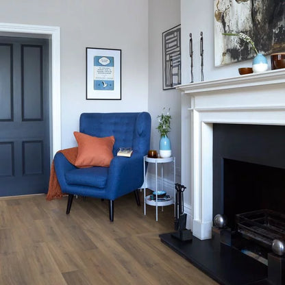 Polyflor Camaro PUR 2259 Astoria Oak LVT installed in modern interior space