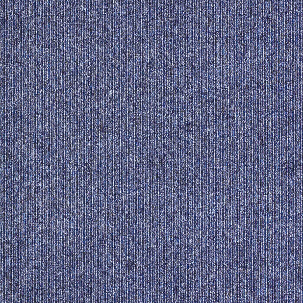 Sirocco Stripe Blue Candy carpet tile