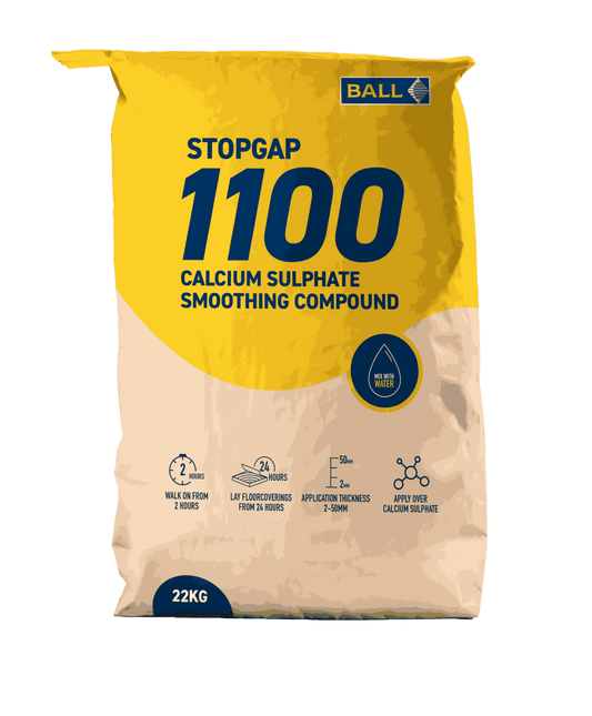 F-Ball Stopgap 1100 Gypsum Levelling Compound 22kg