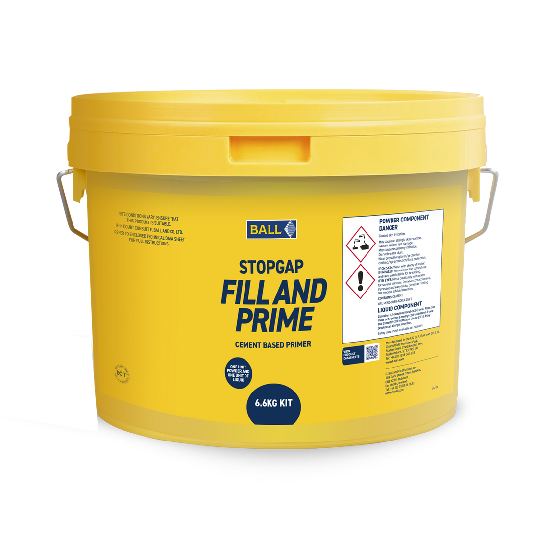 F-Ball Stopgap Fill and Prime Floor Compound 6.6kg