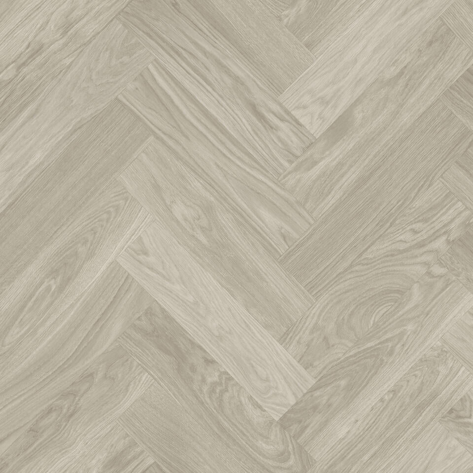 Herringbone Grey White