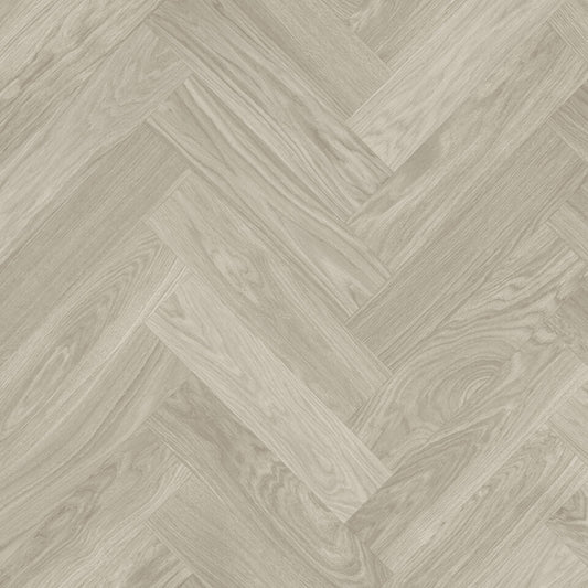 Herringbone Grey White