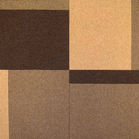 Total Contrast Mellow Bark carpet tile