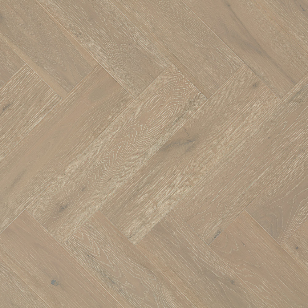 Furlong Universal Clic Herringbone Misted Oak Engineered Oak 150x600mm