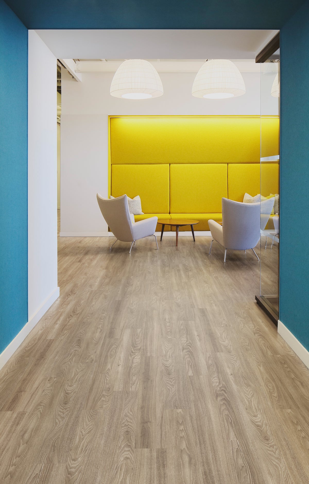 Light Elm - Polyflor Expona Design room setting