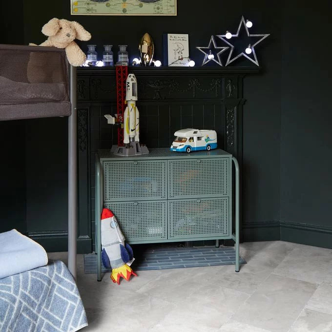Polyflor Camaro PUR 2341 Arctic Slate LVT flooring in modern interior