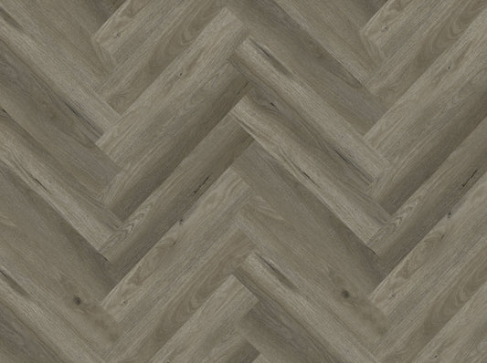 French Grey Herringbone LVT 2.5mm 0.55mm Dry-Back Parquet | Attraction