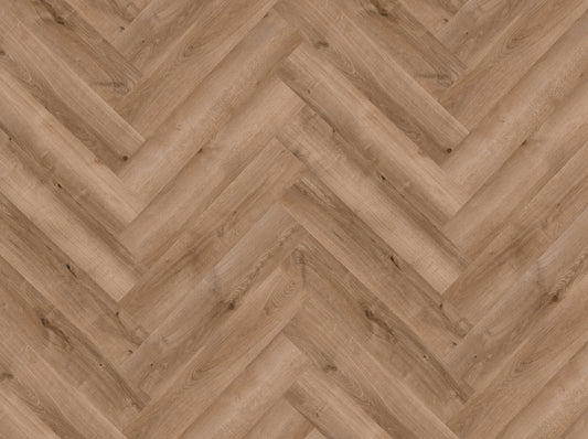French Oak Herringbone LVT 2.5mm 0.55mm Dry-Back Parquet | Attraction