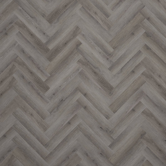 Hickory Grey Oak Herringbone LVT 2.5mm 0.55mm Dry-Back Parquet | Attraction