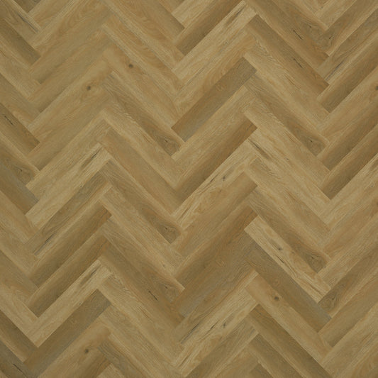 Natural Oak Herringbone LVT 2.5mm 0.55mm Dry-Back Parquet | Attraction