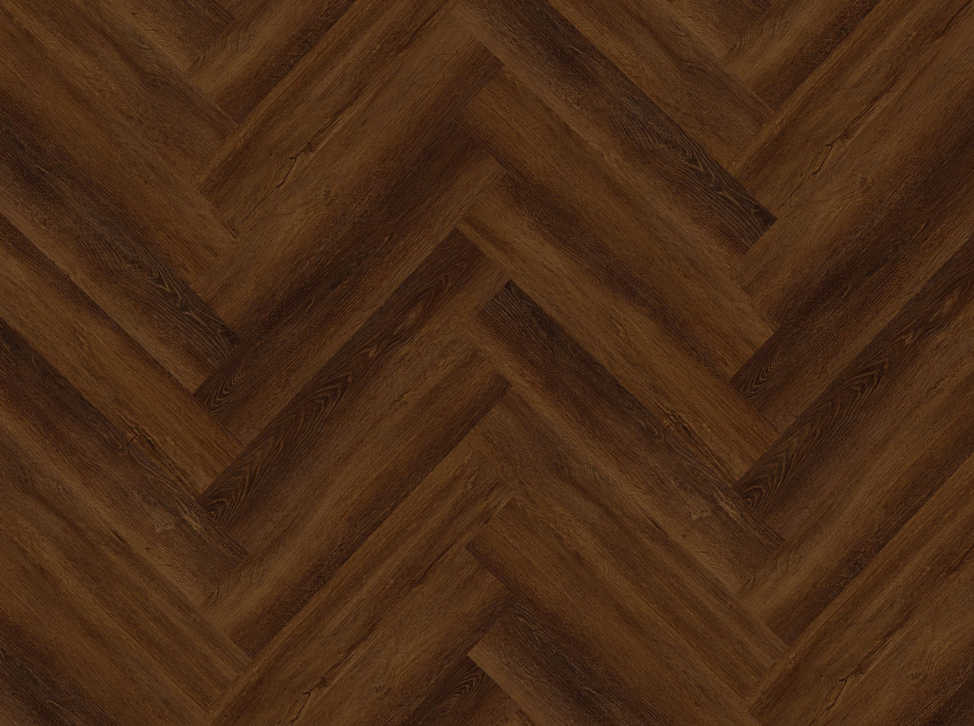 Walnut Oak Herringbone LVT 2.5mm 0.55mm Dry-Back Parquet | Attraction