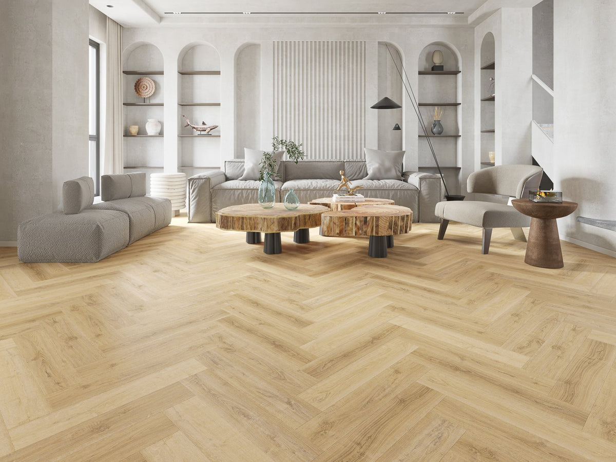 Barley Oak SPC Click Flooring 5.2mm Waterproof Vinyl Plank | Attraction SPC