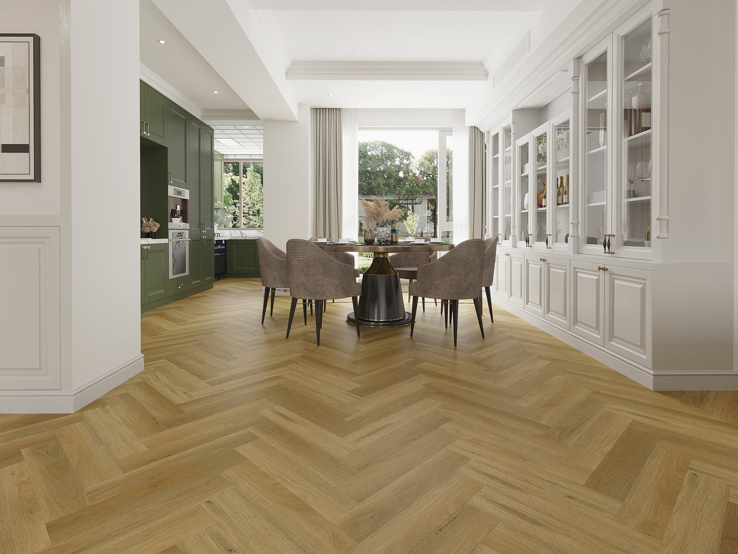 Natural Oak SPC Click Flooring 5.2mm Waterproof Vinyl Plank | Attraction SPC