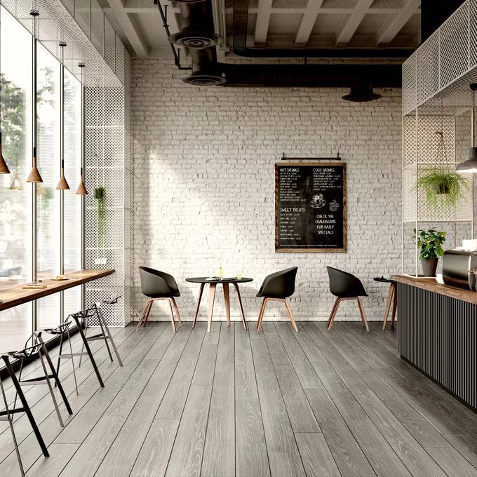 Polyflor Expona Commercial Grey Limed Oak vinyl flooring