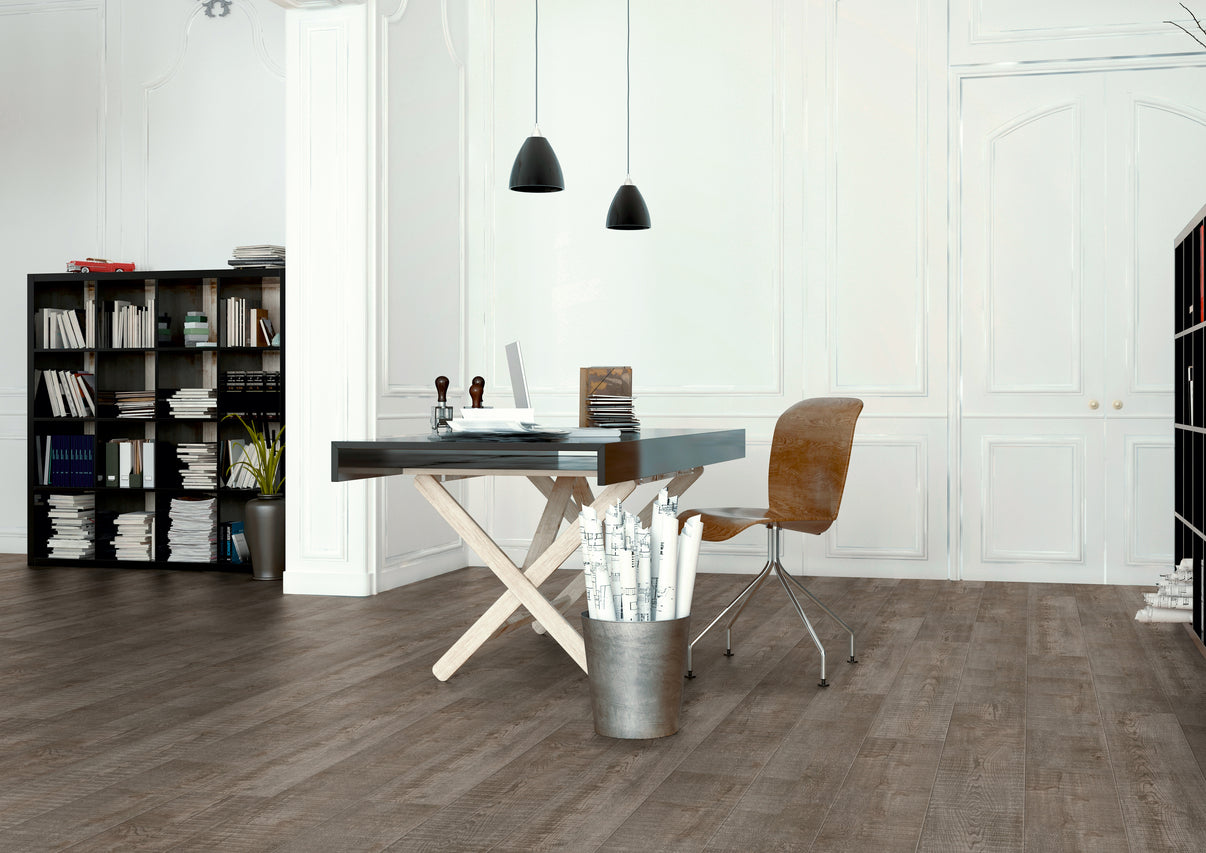 Grey Mystique Wood - Polyflor Expona Simplay room setting