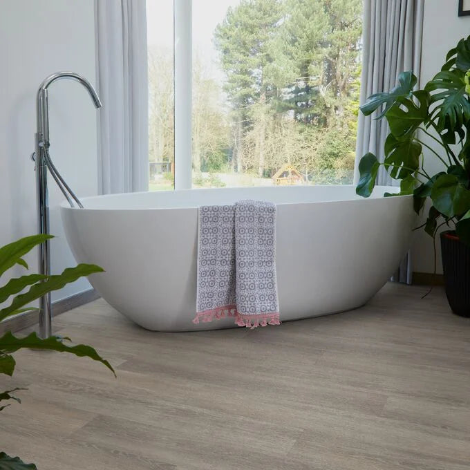 Polyflor Camaro PUR 2261 Bayswater Oak LVT flooring with realistic oak wood-effect finish