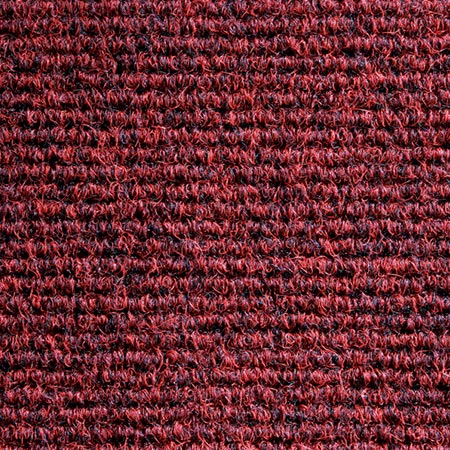 Heckmondwike Broadrib Claret carpet tile