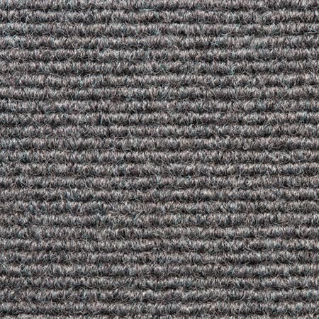 Heckmondwike Broadrib Kingston Grey carpet tile sample