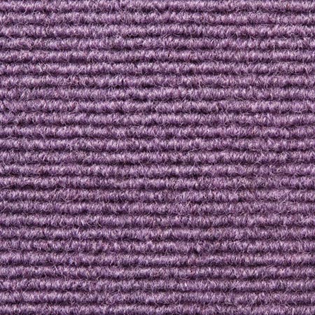 Heckmondwike Broadrib Violet commercial carpet sample