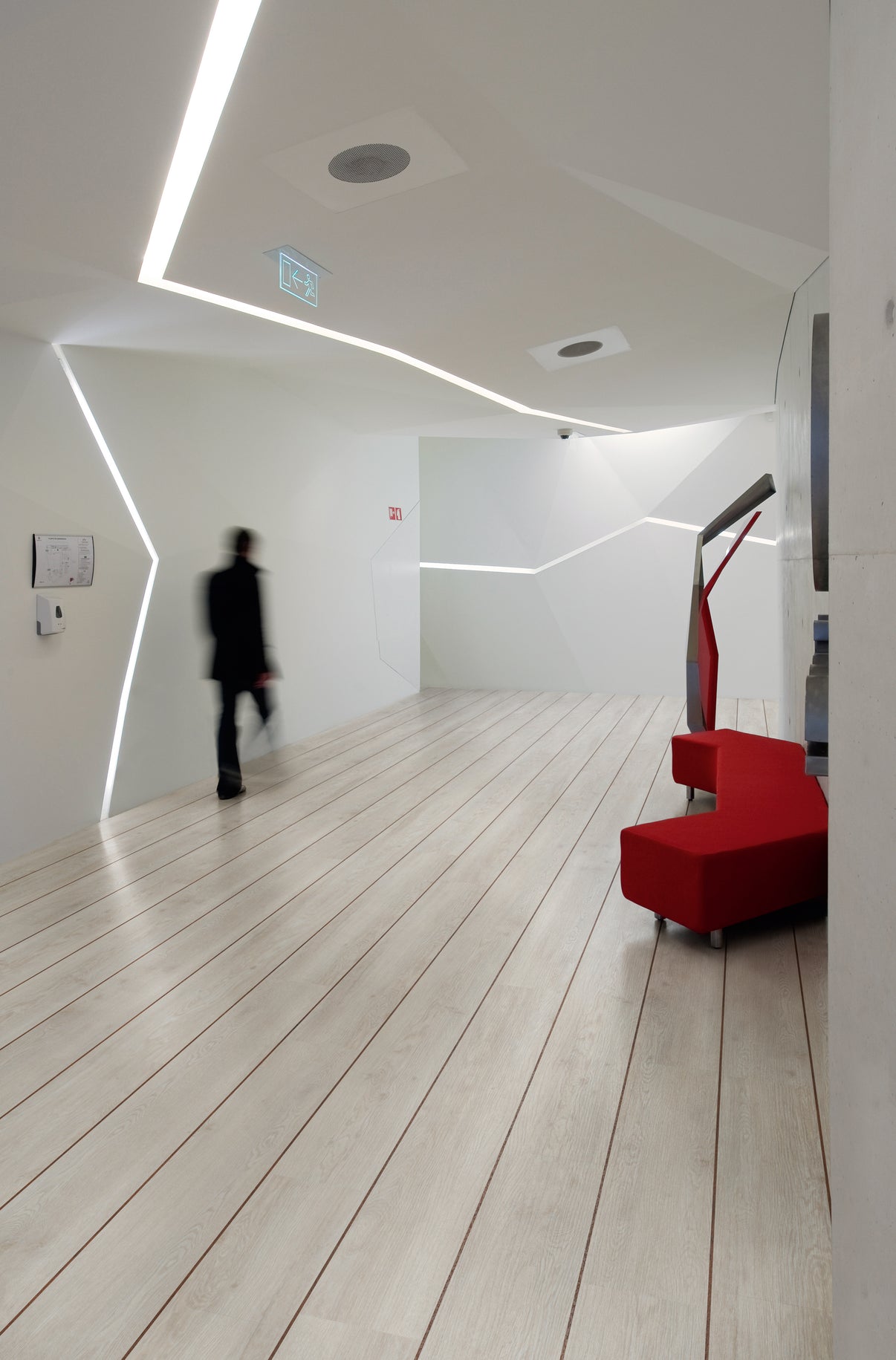 Planed White Oak - Polyflor Affinity 255 room setting